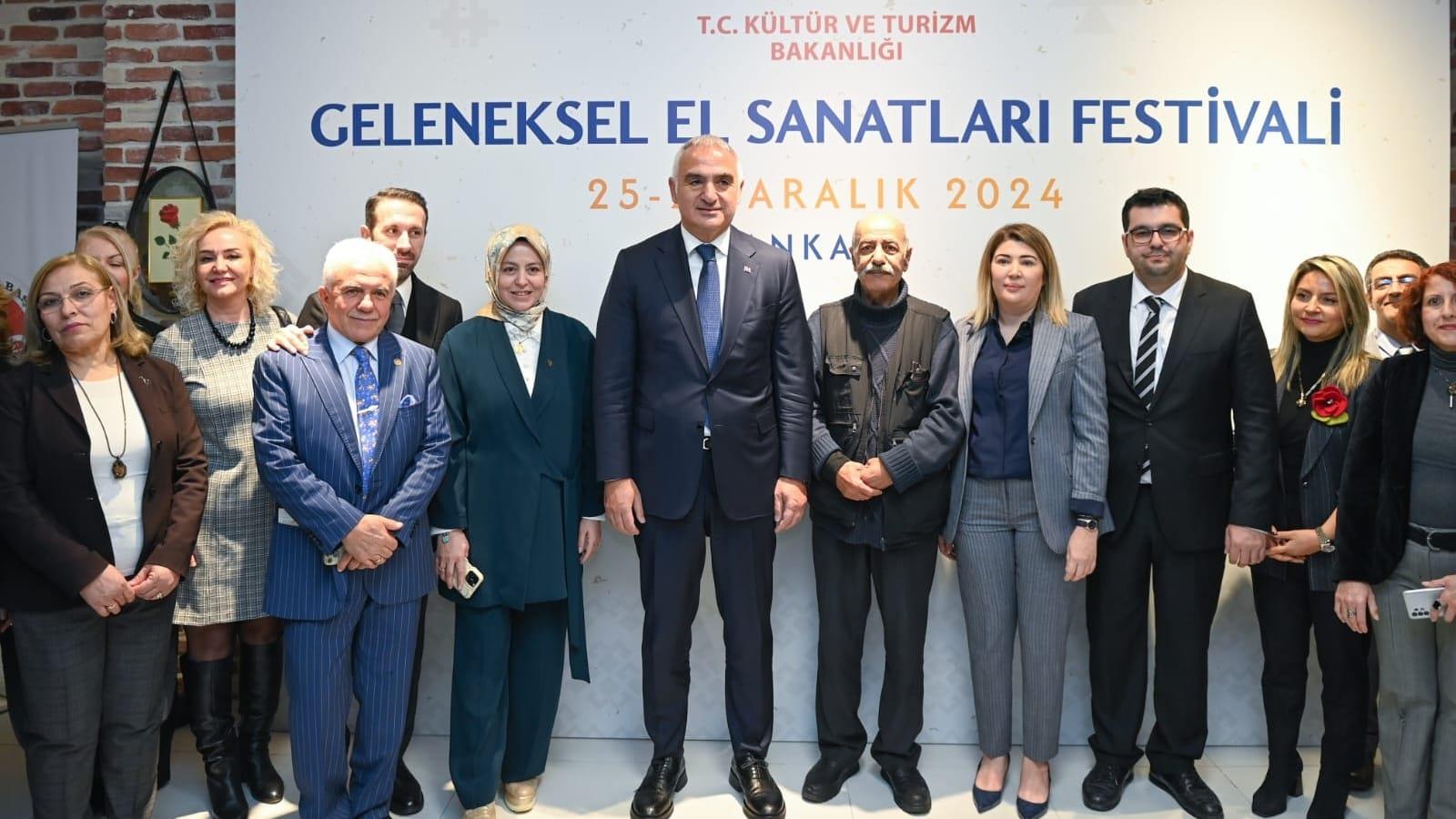 BAKAN ERSOY, GELENEKSEL EL SANATLARI FESTİVALİ'NİN AÇILIŞINI GERÇEKLEŞTİRDİ